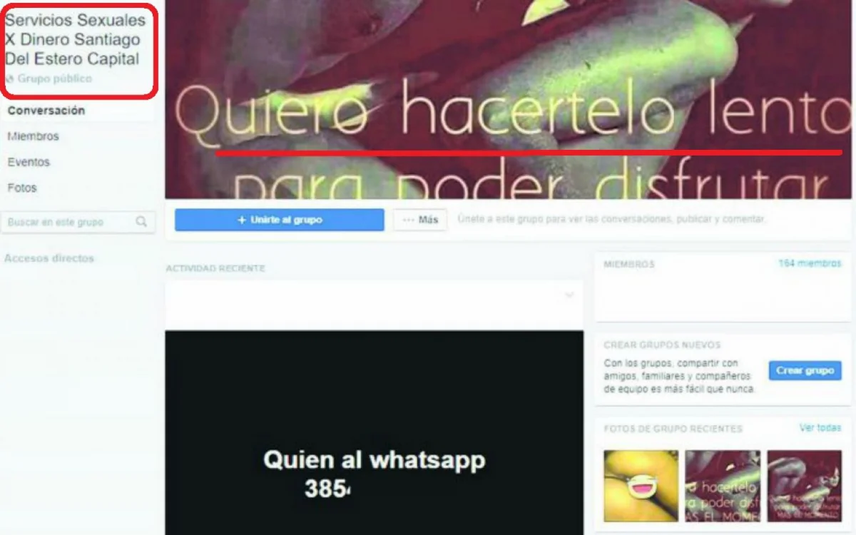 En Facebook ofrecen “delivery” de sexo a cambio de dinero - Policiales - FM  Capital, Noticias en Salta, Argentina